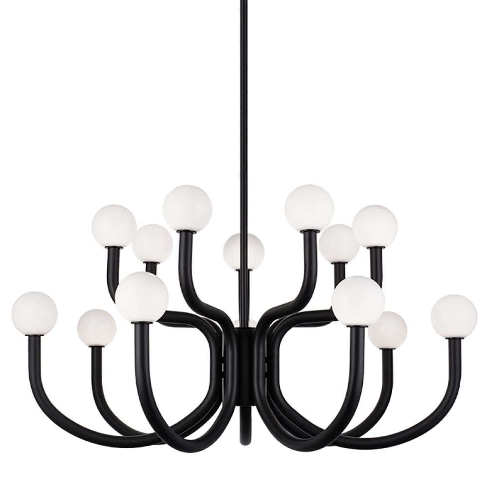 Joelle Matte Black Pendant