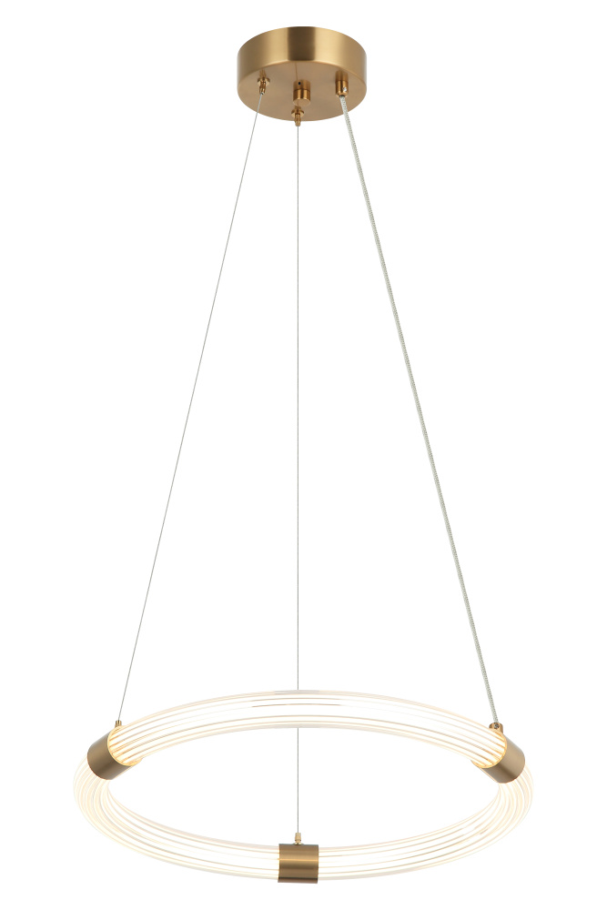 Inkara Aged Gold Brass Pendant