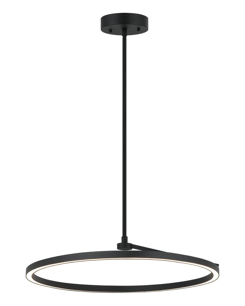 The Trundle Matte Black Pendant
