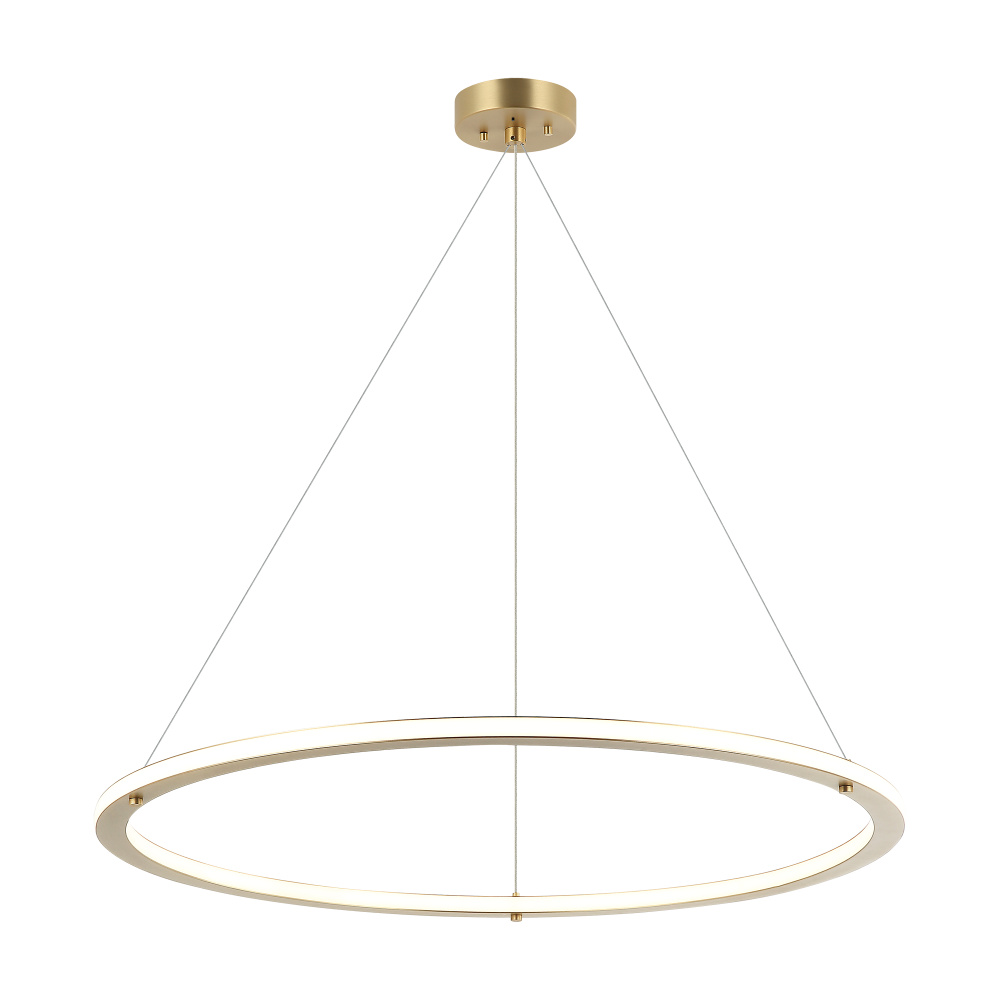 Victoria Brushed Gold Pendant