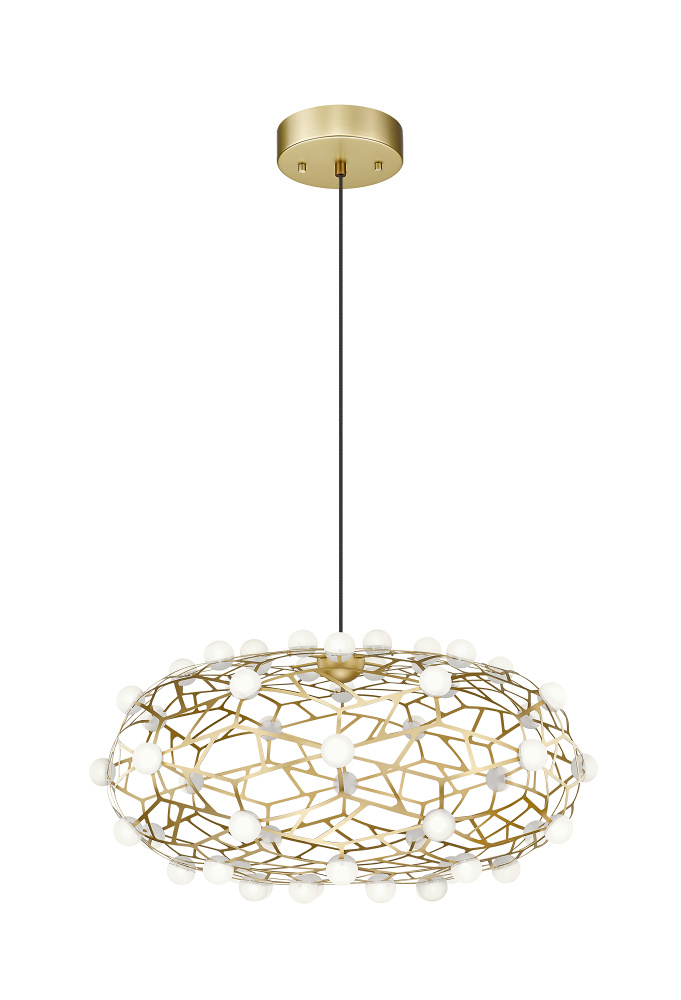Coral Gold Chandelier