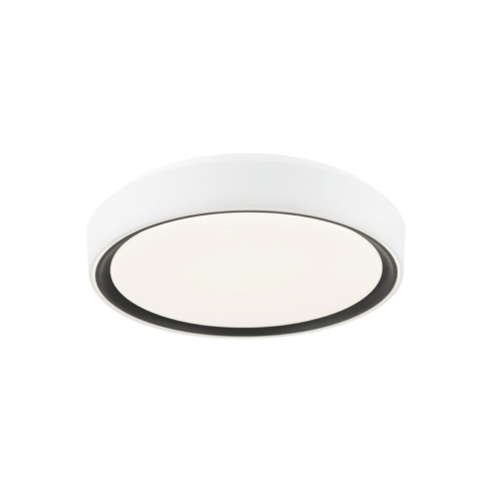 Alamus Aged Gold Brass + White Ceiling Mount