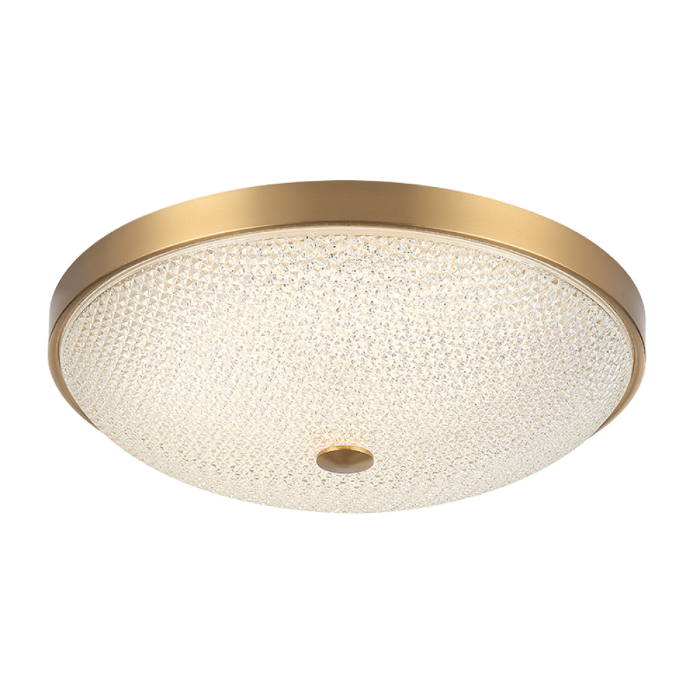 Bella Aged Gold Brass Flush Mounts