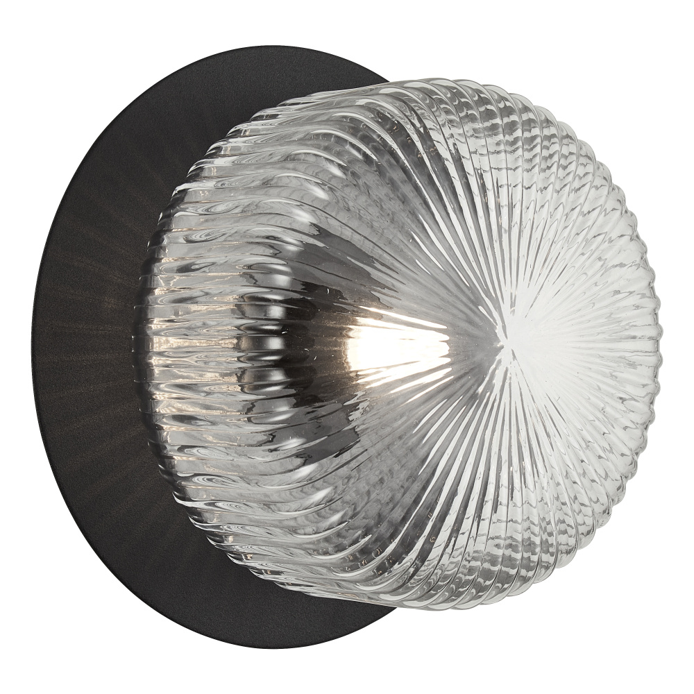 Knobbel Matte Black Wall Sconce