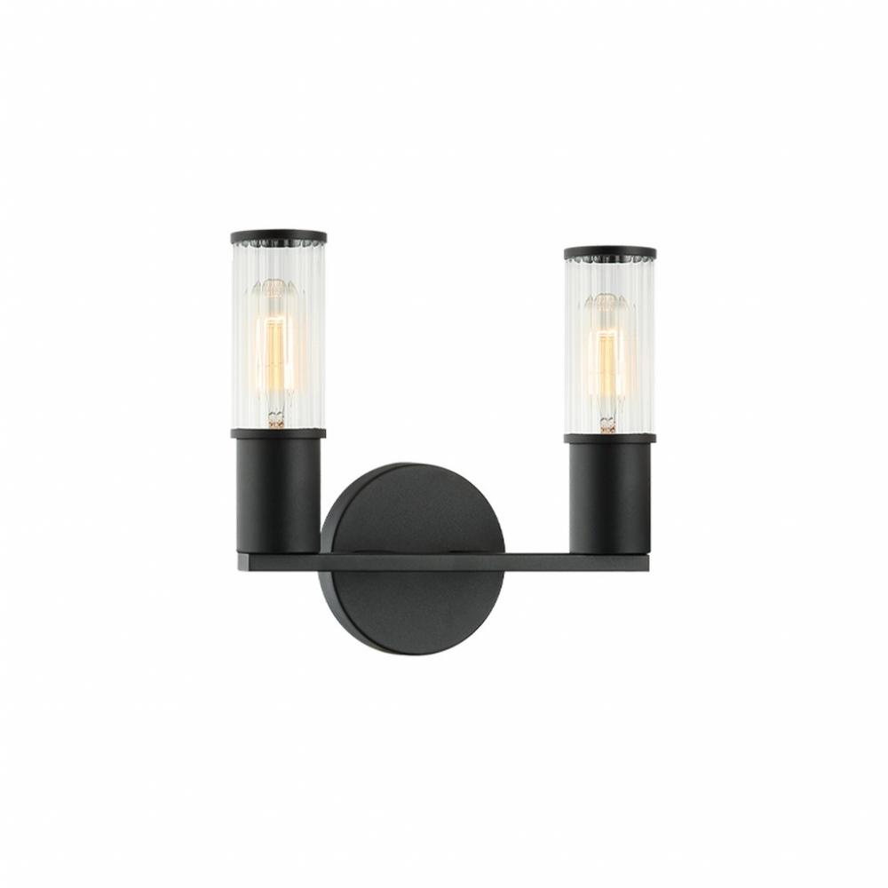 Klarice Matte Black Wall Sconce