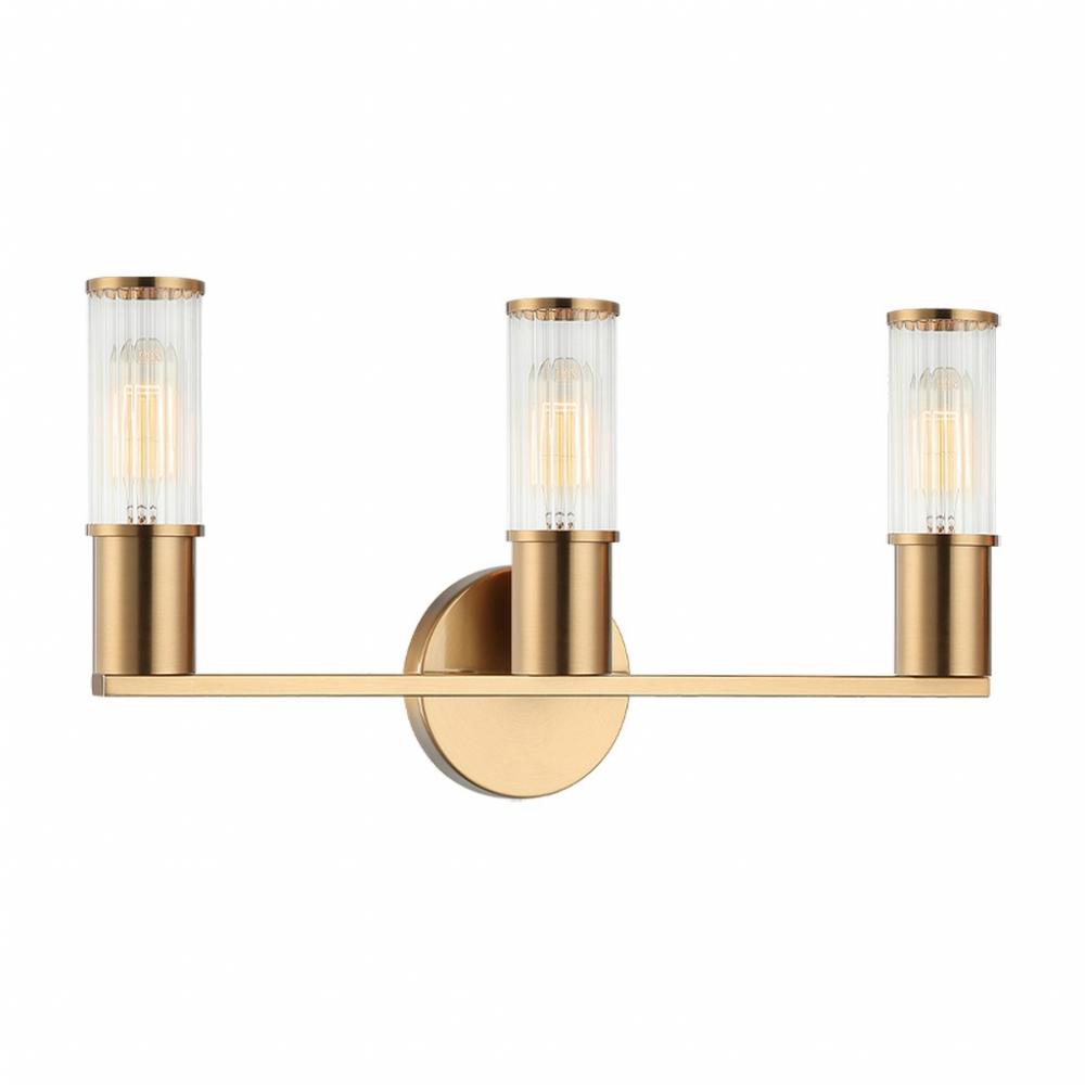 Klarice Aged Gold Brass Wall Sconce