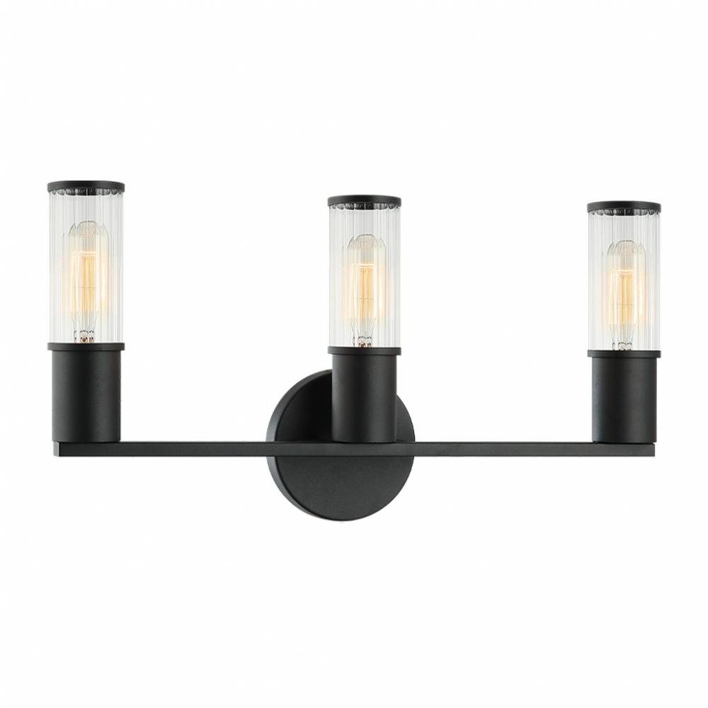 Klarice Matte Black Wall Sconce