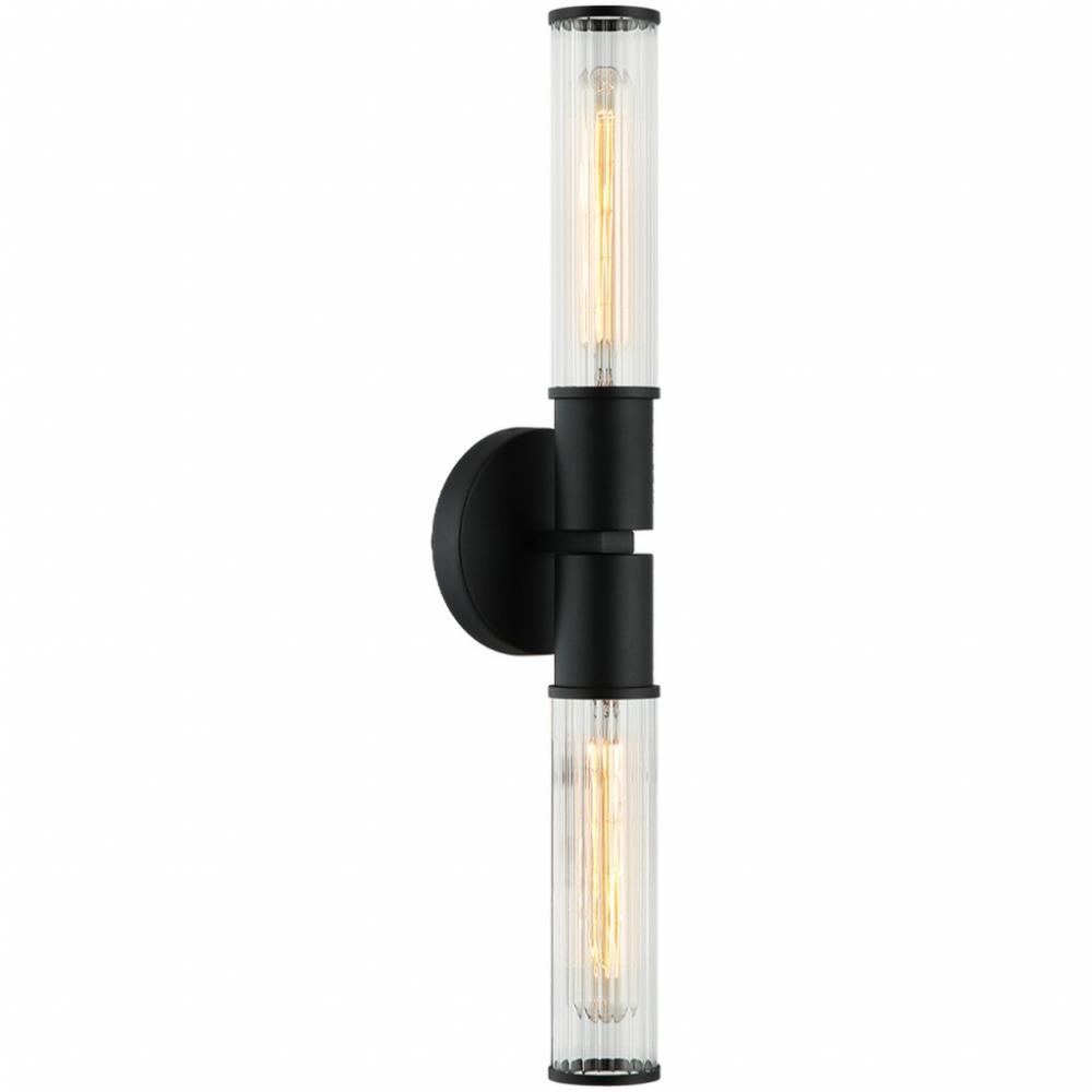 Klarice Matte Black Wall Sconce