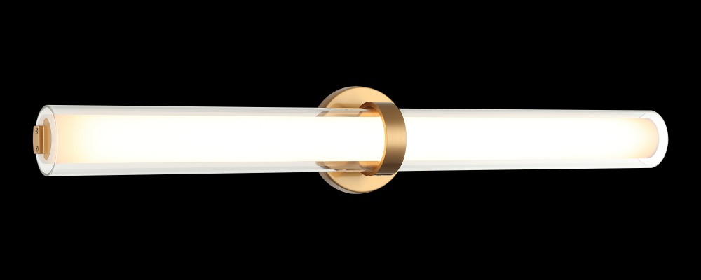 Satchie Aged Gold Brass Wall Sconce