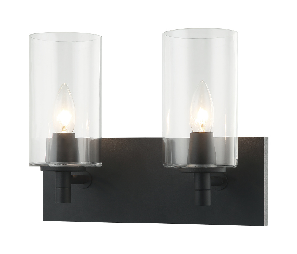Candela Matte Black Wall Sconce