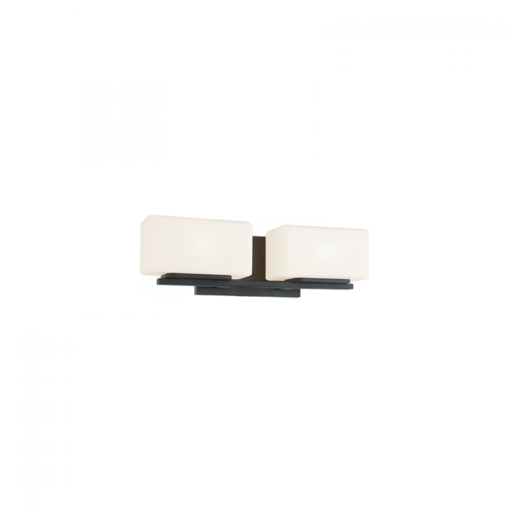 Chiclet Matte Black Wall Sconce