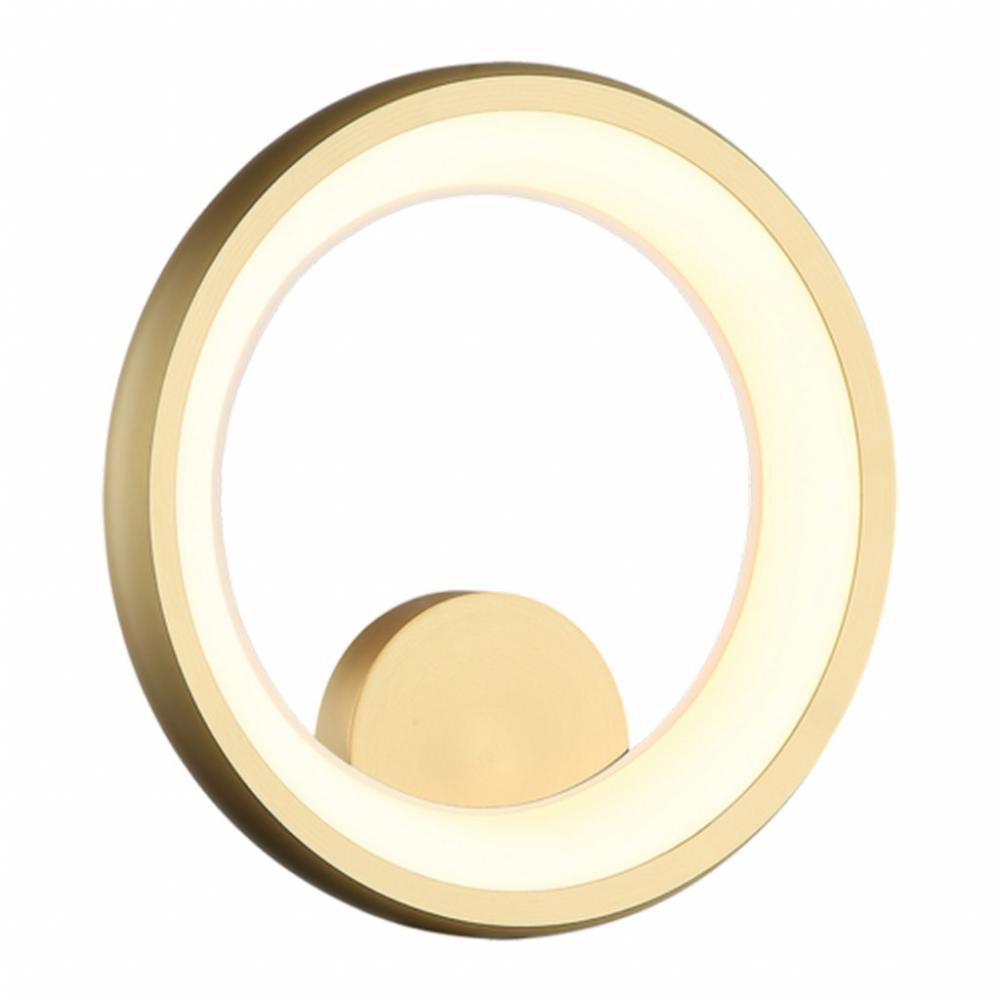 Maverick Brushed Gold Wall Sconce