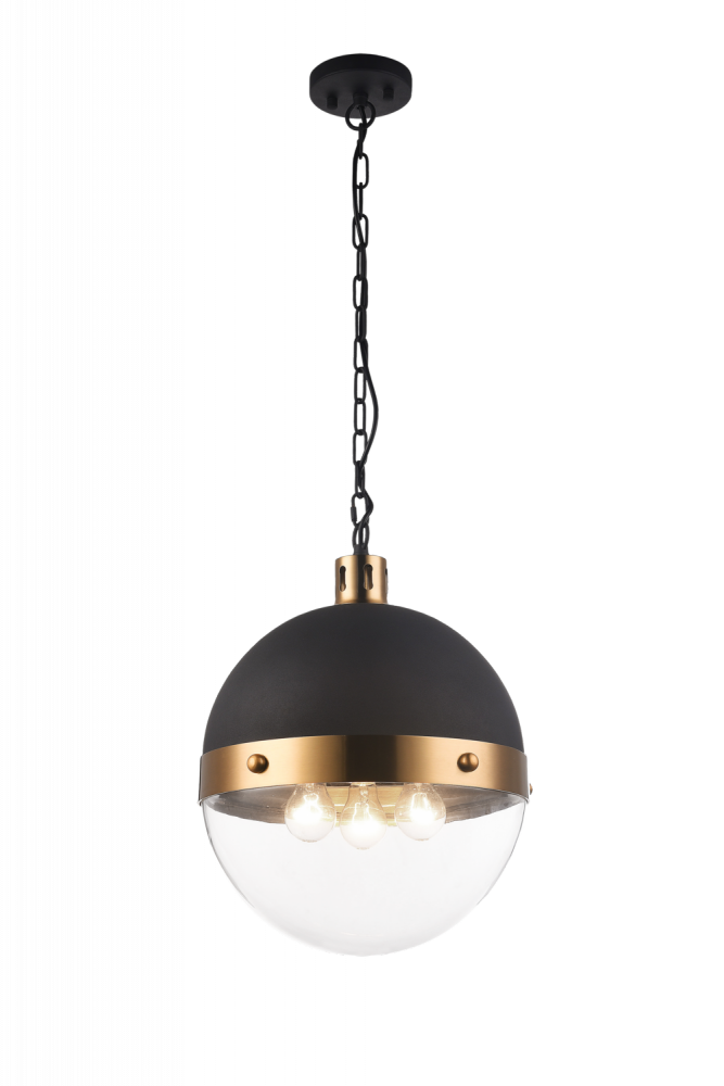 Torino Aged Gold Brass Pendant