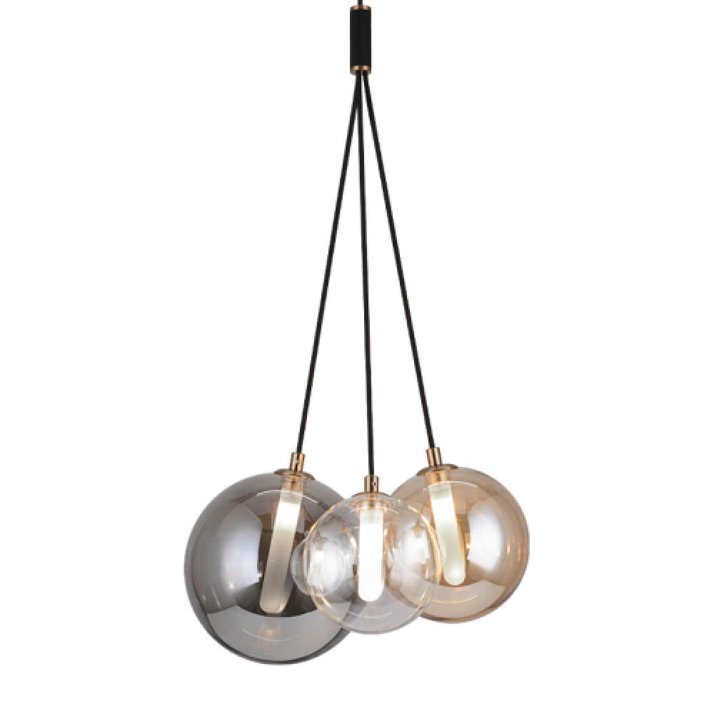 Magma Black Chandelier