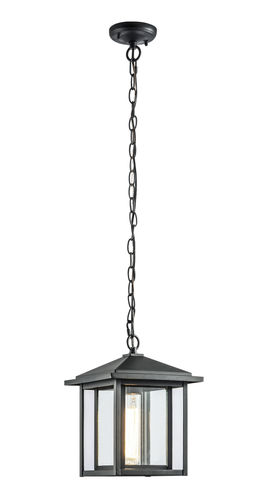 Caldwell Matte Black Outdoor Lighting