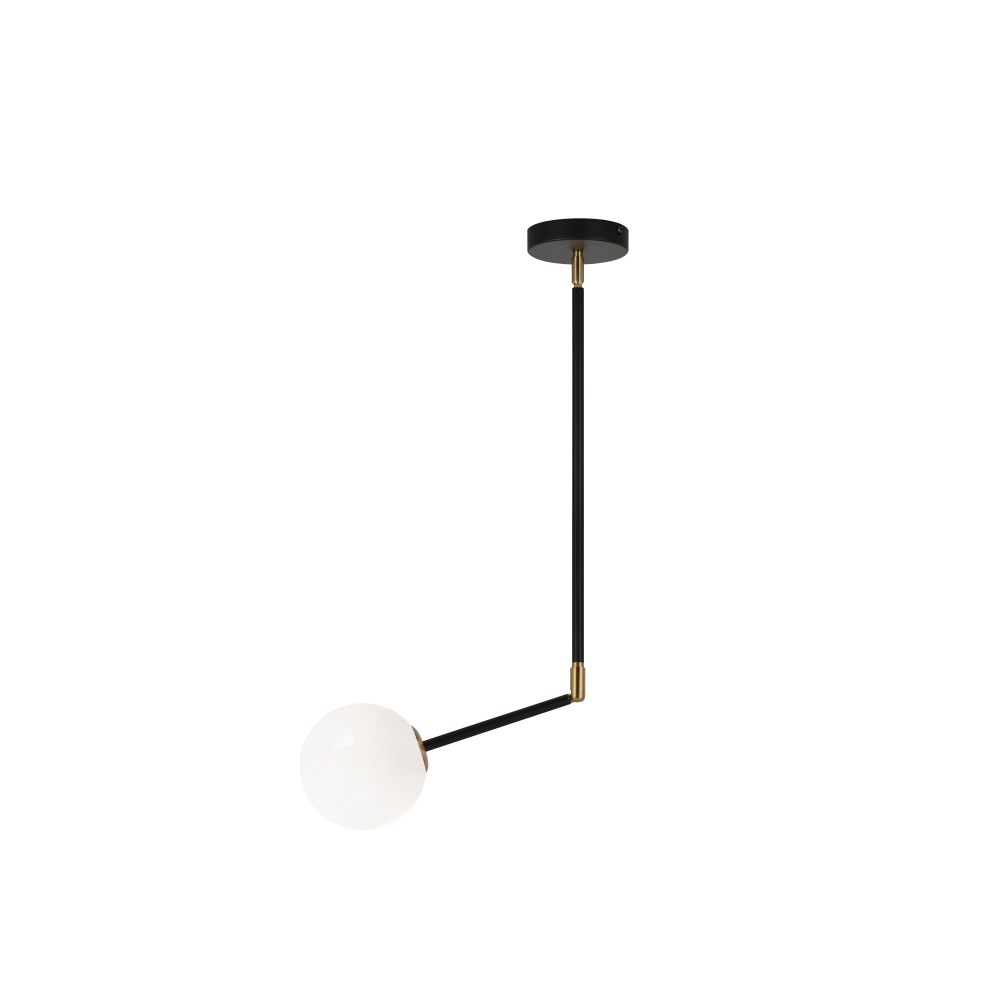 Novu Aged Gold Brass Pendant