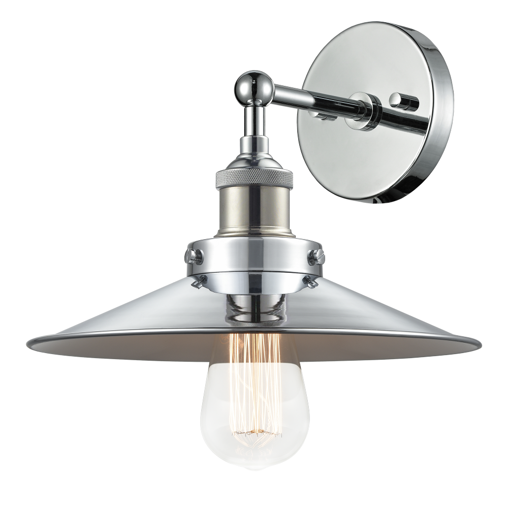 Bulstrode's Workshop Chrome Wall Sconce