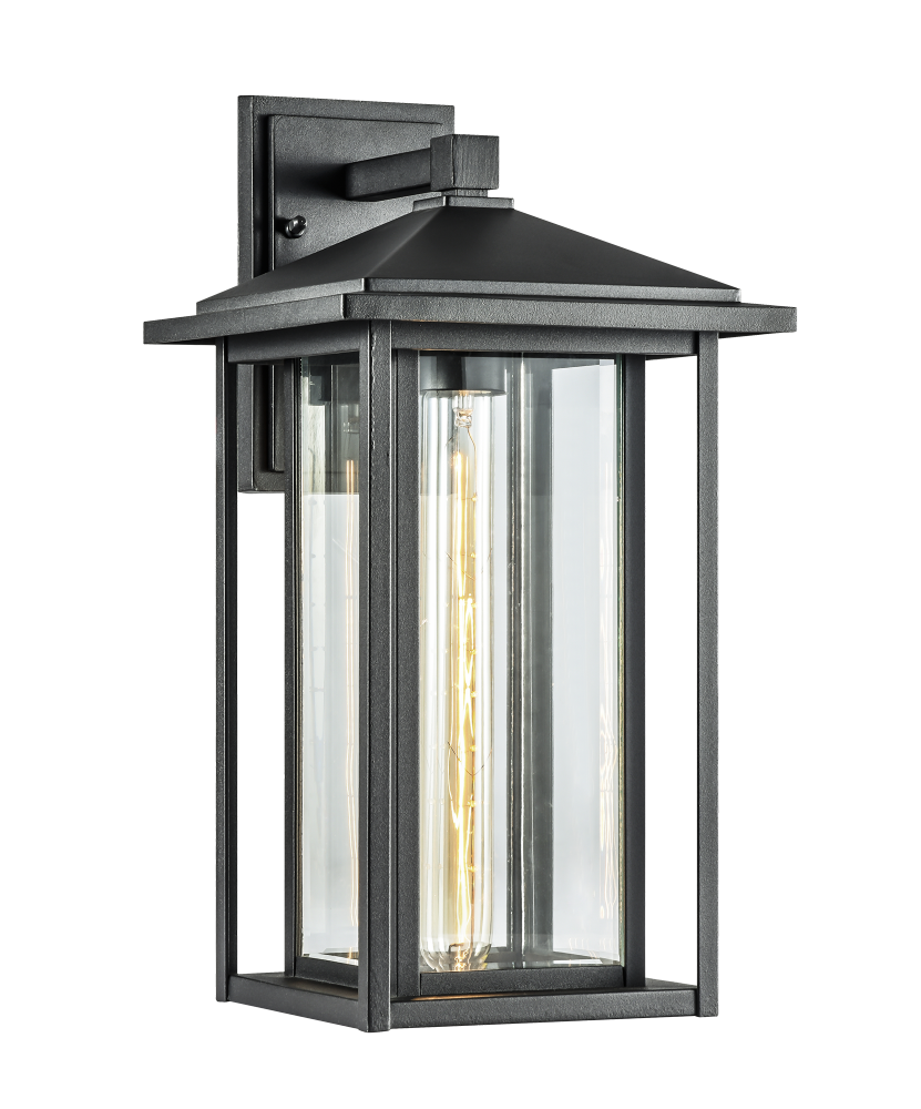 Caldwell Matte Black Outdoor Lighting