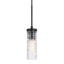 Matteo Lighting C32101BK - Weaver Black Pendant