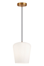 Matteo Lighting C61001AGOP - Charismo Aged Gold Brass Pendant