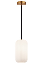 Matteo Lighting C61002AGOP - Charismo Aged Gold Brass Pendant
