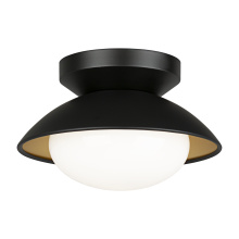 Matteo Lighting M13101BKOP - Hatley Black Ceiling Mount