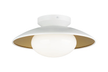 Matteo Lighting M13111WHOP - Hatley White Ceiling Mount