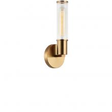 Matteo Lighting S02811AG - Klarice Aged Gold Brass Wall Sconce