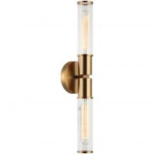 Matteo Lighting S02812AG - Klarice Aged Gold Brass Wall Sconce