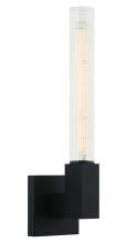 Matteo Lighting S03101BK - Odelle Matte Black Wall Sconce