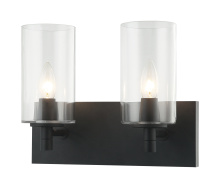 Matteo Lighting S04902MBCL - Candela Matte Black Wall Sconce