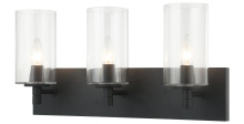 Matteo Lighting S04903MBCL - Candela Matte Black Wall Sconce