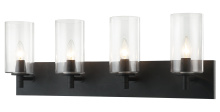 Matteo Lighting S04904MBCL - Candela Matte Black Wall Sconce