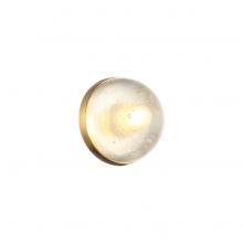 Matteo Lighting WX33101AG - Misty Aged Gold Brass Wall Sconce / Ceiling Mount