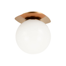 Matteo Lighting X15711AGOP - Razz Aged Gold Brass Ceiling Mount