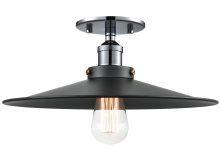 Matteo Lighting X46113CHBK - Bulstrode's Workshop Chrome Ceiling Mount