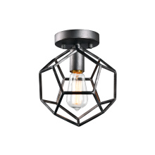 Matteo Lighting X54601RB - Geometry Series Rusty Black Ceiling Mount