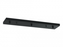 Matteo Lighting CP0203MB - Multi Ceiling Canopy (Line Voltage) Matte Black Canopy
