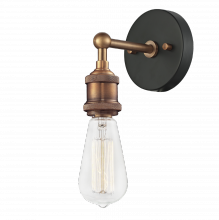 Matteo Lighting W46100AG - Bulstrode's Workshop Aged Gold Brass Wall Sconce
