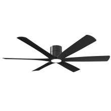 Minka-Aire F785L-CL - Brisano 65" 5CCT LED Smart Flush Mount Ceiling Fan