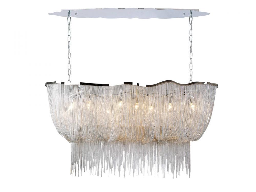 Mulholland Dr. 59"  Linear Chandelier in Polished Chrome