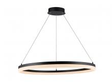 Avenue Lighting HF5028-BK - Circa 31" LED  Ring Pendant in Black