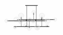 Avenue Lighting HF4216-BK - Delilah  84" Chandelier in Aged Brass in Black