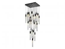 Avenue Lighting HF1904-25-BOA-DBZ - Boa  25 Light Multi Pendant in Dark Bronze with Studded Glass
