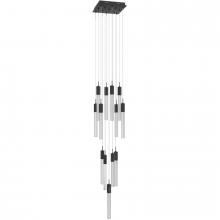 Avenue Lighting HF1905-13-BOA-BK - Boa  13 Light Multi Pendant in Black with Studded Glass
