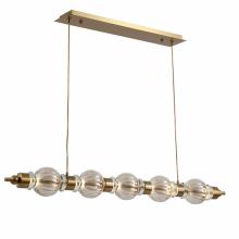 Avenue Lighting HF7955-AB - Avra 48" Linear Pendant In Aged Brass