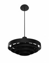 Avenue Lighting HF1952-BK - Newport 16" Geometric Pendant in Black