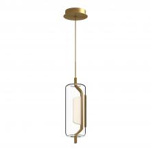 Kuzco Lighting Inc PD28515-BG - Hilo 5-in Brushed Gold LED Pendant