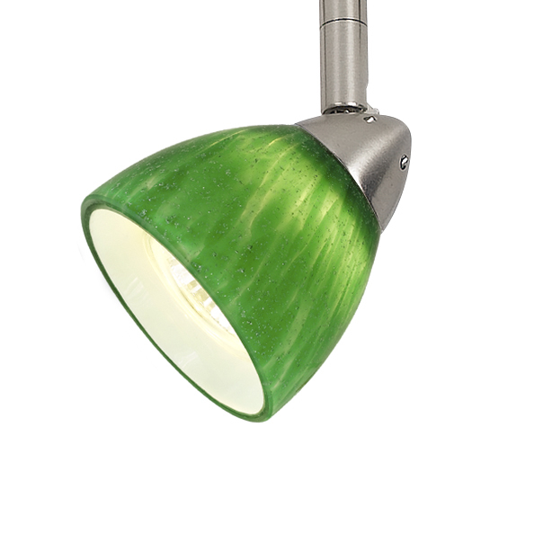 4.87" Tall Serpentine Track Head with Shade
