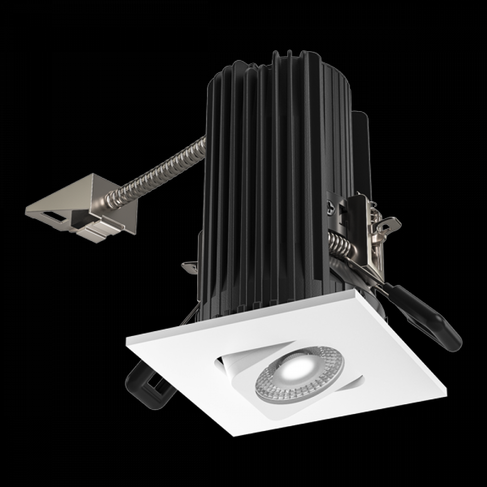 2" Square Adjustable Teak LED Light Engine